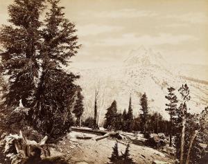 MUYBRIDGE Eadweard 1830-1904,Temple Peak, Yosemite,1872,Swann Galleries US 2024-02-15