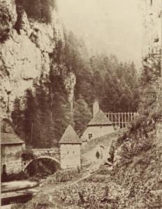 MUZET VICTOR 1828,Château de Bouquéron, le donjon, Grenoble, montagn,Brissoneau FR 2012-12-12