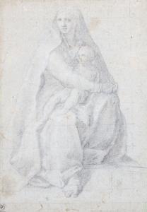 Muziano Girolamo 1532-1592,La Vierge et l'Enfant Jésus,1795,Pierre Bergé & Associés FR 2022-01-19