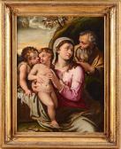 Muziano Girolamo 1532-1592,Sacra Famiglia con San Giovannino,Cambi IT 2018-11-14