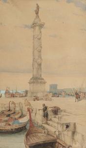 MUZZIOLI Giovanni 1854-1894,Scène de port antique,Piguet CH 2023-03-15