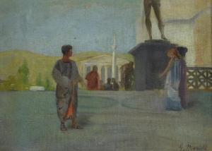 MUZZIOLI Giovanni 1854-1894,Soggetto storico romano,Galleria Pananti Casa d'Aste IT 2023-07-18