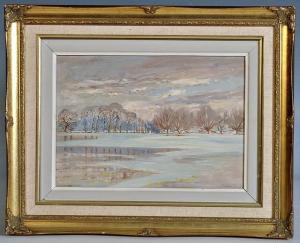 MYALL,A winterscape with frozen water and snow,Tring Market Auctions GB 2009-09-25
