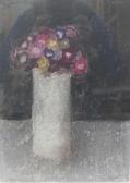 MYERS Bernard 1925-2007,Everlasting flowers in a white pot,1980,Lacy Scott & Knight GB 2023-03-17