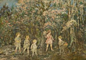 MYERS Jerome 1867-1940,Blossom Time,1928,Swann Galleries US 2023-09-21