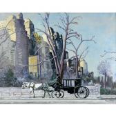 MYERS Philip 1900,HORSE AND CARRIAGE BY CENTRAL PARK,Sotheby's GB 2005-12-14