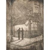 MYERS WILLARD 1887,"Lunch Stand Seventh Ave",Rago Arts and Auction Center US 2014-09-12