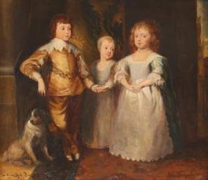 NØRREGAARD Asta Eline J 1853-1933,The Three Eldest Children of King Charles I,Christiania 2015-12-01