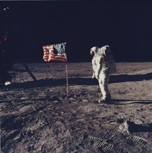 N.A.S.A,Apollo 11 Mission, Astronaut on Moon Surface,1969,Christie's GB 2012-12-06