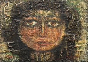 NABAA Nazir 1941-2016,Untitled (Female Face),1969,Bonhams GB 2020-08-19