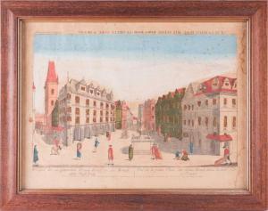 NABHOLZ Johann Christoph,Old Town Sqauare, Prague,1943,Dawson's Auctioneers GB 2021-09-30