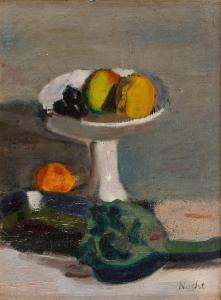 NACHT SAMBORSKI Artur 1898-1974,Still life with a bowl of fruit,Desa Unicum PL 2021-08-07