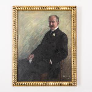 Nachtigall Emma 1875,Ritratto di gentiluomo,1906,Wannenes Art Auctions IT 2022-12-16