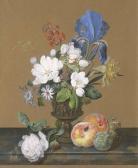NACHTMANN Franz Xaver 1799-1846,A vase of roses,1835,Christie's GB 2002-07-09
