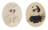 NACHTMANN Franz Xaver 1799-1846,Two elegant ladies,1831,im Kinsky Auktionshaus AT 2016-02-23
