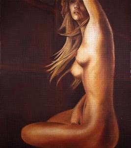 NACHUM ROY 1979,Nude portrait,Tiroche IL 2018-01-20
