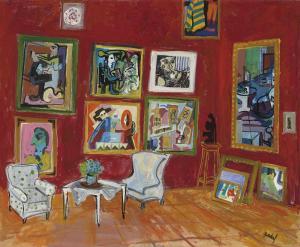 NADAL Carlos 1917-1998,Chez l'amateur de l'art,1978,Christie's GB 2019-06-19