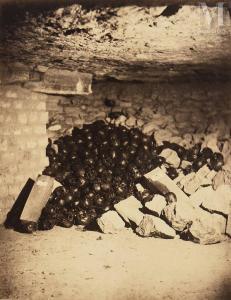 NADAR 1820-1910,Catacombes de Paris « Amoncellement de crânes », C,1862,Millon & Associés 2023-11-14