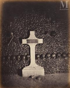NADAR 1820-1910,Catacombes de Paris « Monument commémoratif imbriq,1862,Millon & Associés 2023-11-14