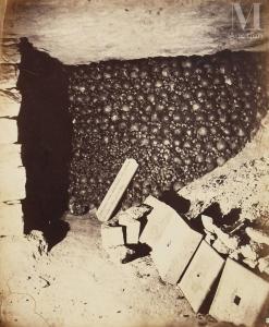 NADAR 1820-1910,Catacombes de Paris « Ouvrage de consolidation dém,1862,Millon & Associés 2023-11-14