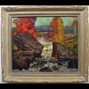 NADDEAU Donald Fred. Price 1913-1998,WATER FALLS, SOUTH RIVER,Waddington's CA 2011-02-21