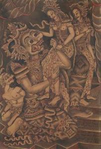 NADERA Ida Bagus Made 1910-1998,Mythological Scene,Borobudur ID 2011-10-22