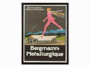 NAEGELE Otto Ludwig 1880-1952,Poster for Bergmann-Metallurgique, Germany,1909,Auctionata 2015-11-09