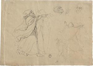 NAEKE Gustav Heinrich 1786-1835,Macbeth: Studien zu den Drei Hexen,Galerie Bassenge DE 2022-06-03