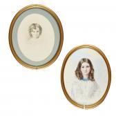 NAFTEL Isobel 1832-1912,PORTRAIT OF A GIRL,1867,Lyon & Turnbull GB 2018-01-31