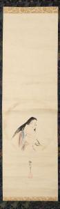 NAGANOBU Kano 1775-1828,Sans titre [Jeune femme],Morel de Westgaver BE 2019-09-28