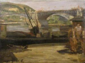 NAGY Daniel Ferenc 1888-1964,Margaret Bridge,Pinter HU 2022-01-16