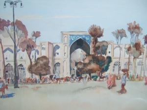 NAHAPETIAN Y 1900-1900,Street scene,1945,Bellmans Fine Art Auctioneers GB 2010-01-20