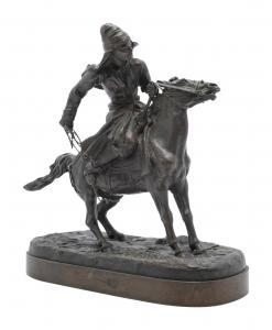 Nahcepe E,Figure on Horseback,19th Century,Hindman US 2022-12-02