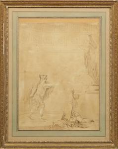 NAHL Johann August II,Aeneas wird von seiner Mutter Venus zurückgehalten,1791,Schloss 2021-09-11