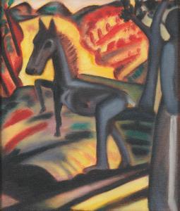 NAIR Surendran 1956,The Frightened Horse and the Lost King,1991,Saffronart India IN 2023-06-28