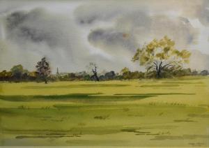 NAIRNE James,The water meadows near Winchester with view toward,1981,Andrew Smith and Son 2013-03-26