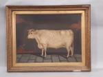 NAIVE SCHOOL,A Bull Standing,19th century,Wotton GB 2022-08-23