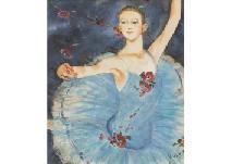 Nakajima Yuko,Ballerina: blue illusion,Mainichi Auction JP 2021-02-11