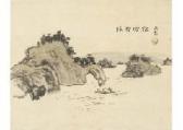 NAKAMURA Fusetsu 1866-1943,Pine and Wave,Mainichi Auction JP 2018-01-13