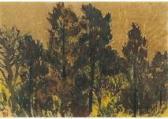 NAKAMURA Masayoshi 1924-1977,Autumn woods,Mainichi Auction JP 2019-11-08