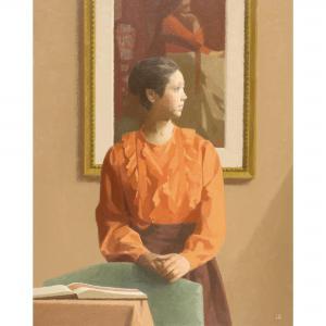 NAKAMURA Seiji 1935-2011,STANDING WOMAN (RED BLOUSE),New Art Est-Ouest Auctions JP 2024-02-23