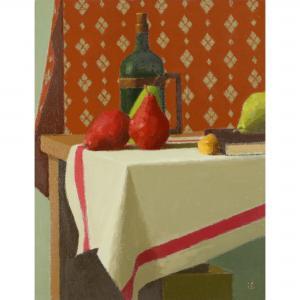 NAKAMURA Seiji 1935-2011,STILL LIFE WITH RED PEARS,1974-1982,New Art Est-Ouest Auctions 2024-02-23