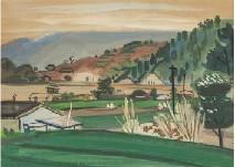 NAKANISHI Toshio,Landscape,1938,Mainichi Auction JP 2019-01-11
