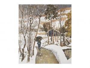NAKATANI Yasushi 1909-1993,SNOW ROAD,Ise Art JP 2017-10-07
