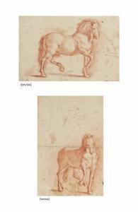 NALDINI Giovanni Battista 1537-1591,Cheval vu de profil,Christie's GB 2013-04-10