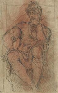 NALDINI Giovanni Battista 1537-1591,Lorenzo de Medici, after Michelangelo,Christie's GB 2009-01-27