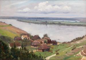 NALECZ Wlodzimierz 1865-1946,Mięćmierz ("Village by the Vistula River"),1913,Desa Unicum 2024-03-21