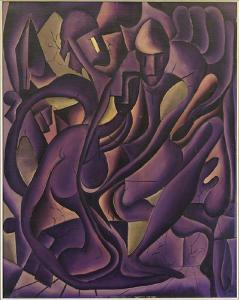 NALL Gus 1919-1999,Untitled Figural Abstraction,Susanin's US 2018-03-28
