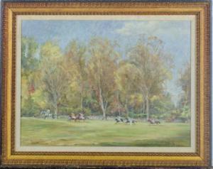 nalls w 1900,Horseracing on an autumn day,1980,Christie's GB 2007-12-13