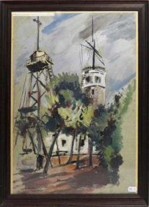 NALY Robert 1900-1983,Le moulin de la Galette,1934,Loizillon FR 2021-01-19